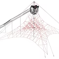 Climbing Tower Climbing Mesh Large Climbing Mesh Large Slide Stainless Steel Slide Magic Net Climbing 3d model
