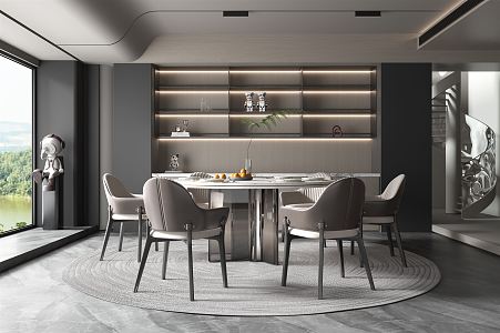 Modern Restaurant 3d model