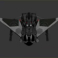 Futuristic SciFi Motorcycle Concept With Mechanical Wings Weapons And Sleek Metallic Design