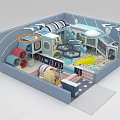 Colorful Indoor Playground with Slide Climbing Structure Ball Pit and Kids Fun Activities
