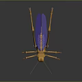 grasshopper insect cartoon locust animation locust anime locust anime game character 3d model