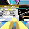 Game Hall Video Game Hall Interactive Game Exhibition Hall Design Battle Electric 3d model