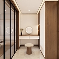 New Chinese Cloakroom 3d model