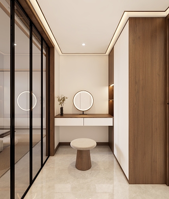 New Chinese Cloakroom 3d model