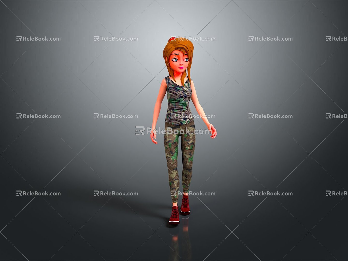 Cartoon Beauty Animation Beauty Animation Beauty Cartoon Girl Animation Girl Cartoon Girl Fantasy Beauty 3d model