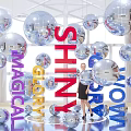Vibrant Photo Spot With Shiny Magic Clear 3D Letters And Disco Balls