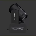 DIAMANUM Black Speaker Device With Modern Compact Design And Brand Logo