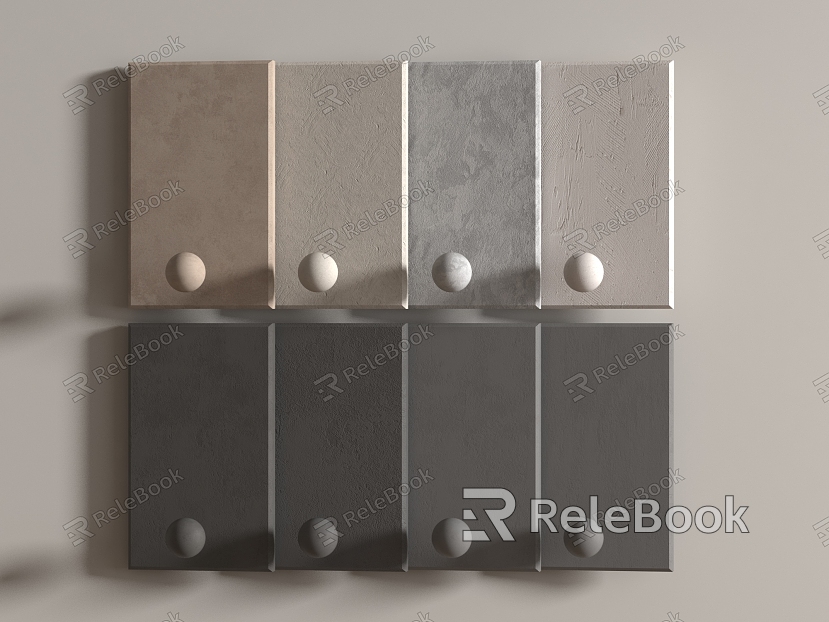 micro-cement texture paint model