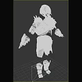 Dark Warrior Armor Set With Skeleton Helmet Leather And Metal Parts