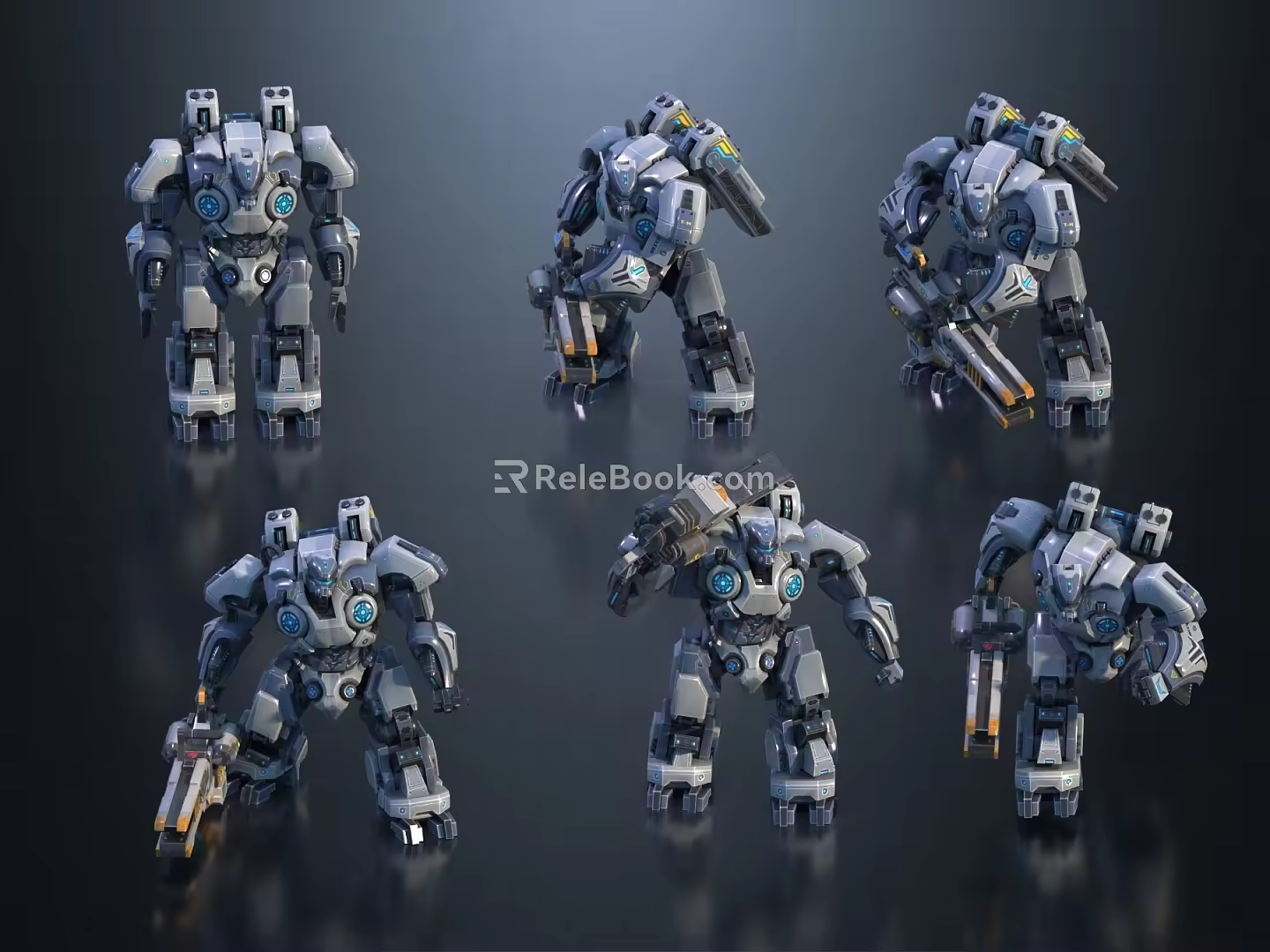 Robot Binding Action Robot Warrior Gundam Mecha Man Science Fiction Man Transformers Mecha Warrior Future Warrior Iron Man Robot 3d model