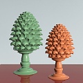 Sculpture Special-Shaped Sculpture Lotus Shape Ornaments 3d model