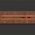 Boy Character in Red Hat and Tiny Bird on Wooden Stand Display Design