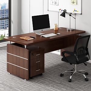 Office Furniture Staff Desk Manager Desk Staff Chair Office 3d model