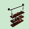 Modern alarm clock 3d model