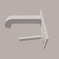 Modern Chrome Wall Mounted Faucet With Sleek Polished Design For Bathroom
