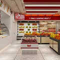 Modern Campus Fruit Store Offers Fresh Quality Produce And Intelligent Convenient One Stop Shopping Experience