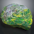 Natural Wood Stone Featuring Green Yellow Hues And Textured Surface Design