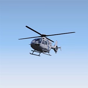 Modern Helicopter 3d model