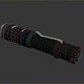 Flashlight flashlight military flashlight lighting tools tactical flashlight charging flashlight 3d model