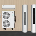 Modern Air Conditioner Air Conditioner Air Conditioner External Vertical Air Conditioner 3d model