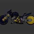 Motorcycle Two-wheeled Motorcycle Cross-country Motorcycle Road Race Motorcycle Motor Vehicle Transport 3d model