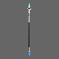Lance Long Spear Cold Weapon PBR Next Generation Ancient Weapon Long Handle Weapon Frostbite Spear Game Equipment 3d model