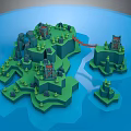 Game Environment Game Scene Fairy Tale Scene Fairy Tale Magic Scene Magic Item Fantasy Scene 3d model