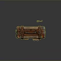 Vintage Old Leather Suitcase With Metal Buckles Buttons And Worn Texture