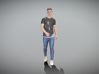 Fashion Boys Trendy Men 3d model