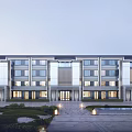 New Chinese Style Overlay Villa 3d model