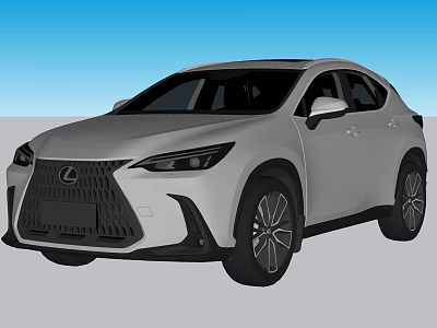 Lexus SUV With Modern Front Grille Sleek Body And Stylish Wheels 3d model