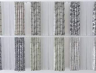 Curtains 3d model