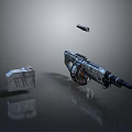Advanced Modern Weapon Design Featuring Tactical Gun Magazine And Metal Components 3d model