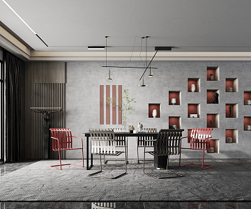 Modern Restaurant 3d model