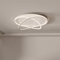 Stylish Modern Lighting Combinations With Sleek Circular Curved And Linear Ceiling Light Designs 3d model