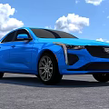 Various Colored Cars Including Sedans And SUVs Parked On Gray Asphalt