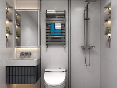 Hotel Toilet 3d model