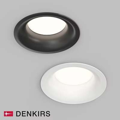 Black And White Recessed Downlights For Modern Home Ceiling Lighting 3d model