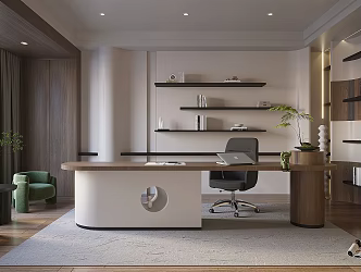 Modern study 3d model