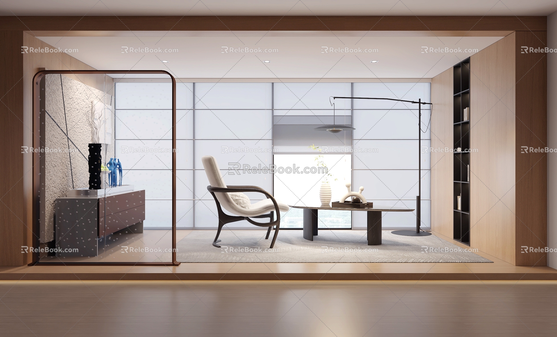 Leisure balcony 3d model