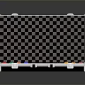 Open Metal Suitcase With Checkerboard Lining And Colorful Tiles Cards Game Set