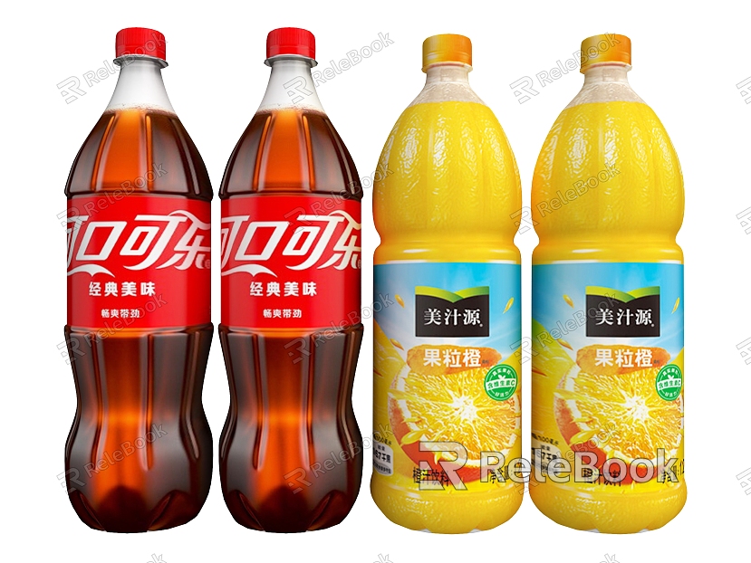 Beverage soda pulsating pull can real fruit grain orange big kiln pop can bottle coke bottle beverage fanta model