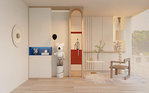 Modern Entrance 3d model
