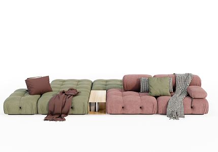 Modern Multiplayer Sofa 3d model