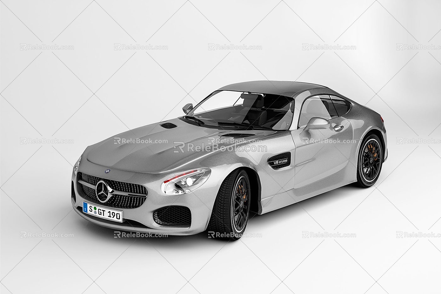 MercedesAMG GT car model 3d model