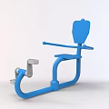 Blue Seated Fitness Equipment For Home Gym Arm And Leg Workout