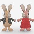 Rabbit Doll Rabbit Doll Rabbit Doll 3d model