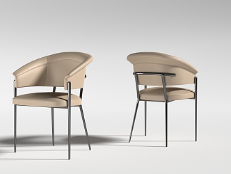 Restaurant Dining Chair Split Chair 3d model