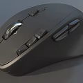 Wireless Computer Mouse with Ergonomic Design and Multiple Control Buttons 3d model