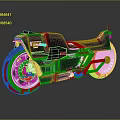 Sleek Black Modern Motorcycle Design With Silver Wheels Red Brake Calipers And Reflection